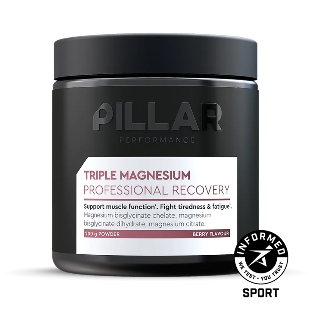 PILLAR PERFORMANCE - Triple Magnesium Professional Recovery Powder (berry) - 200g